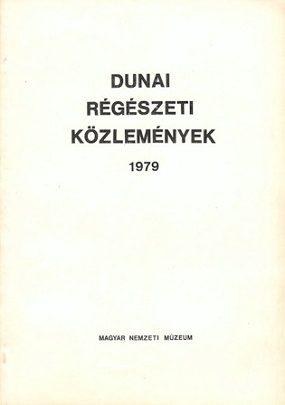 Dunai Régészeti Közlemények 1979